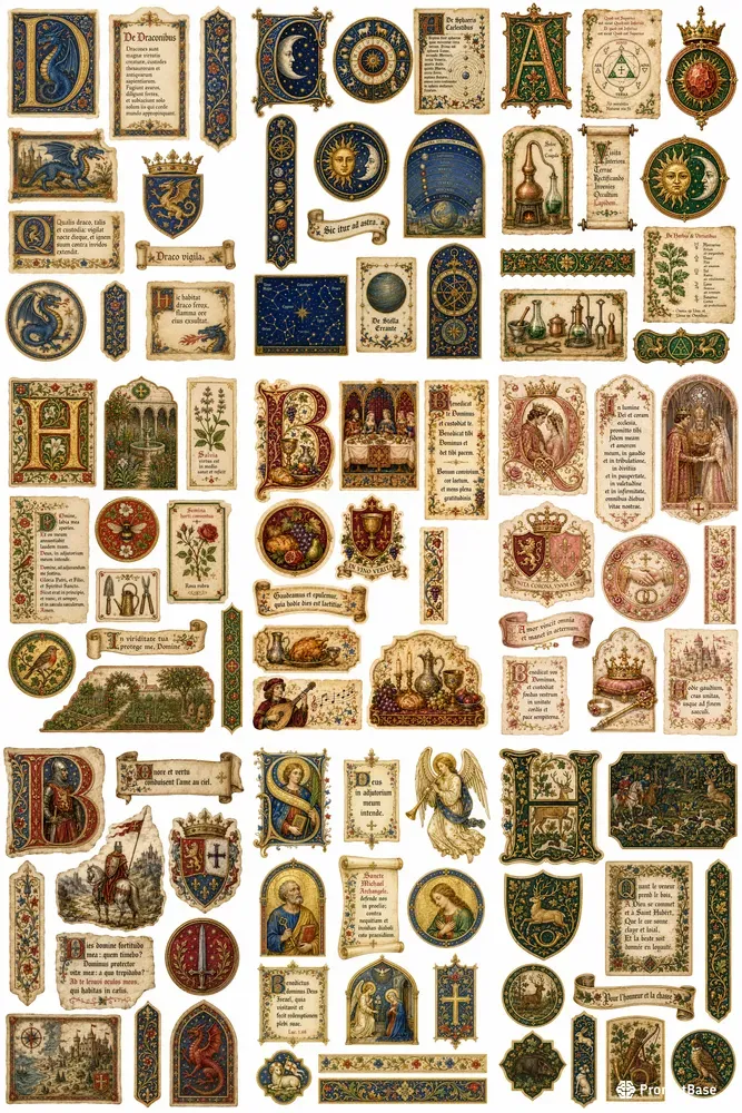 Illuminated Manuscript Ephemera