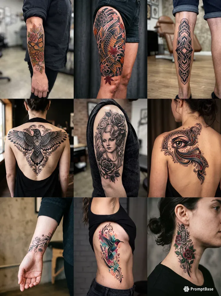Realistic Tattoo Photography