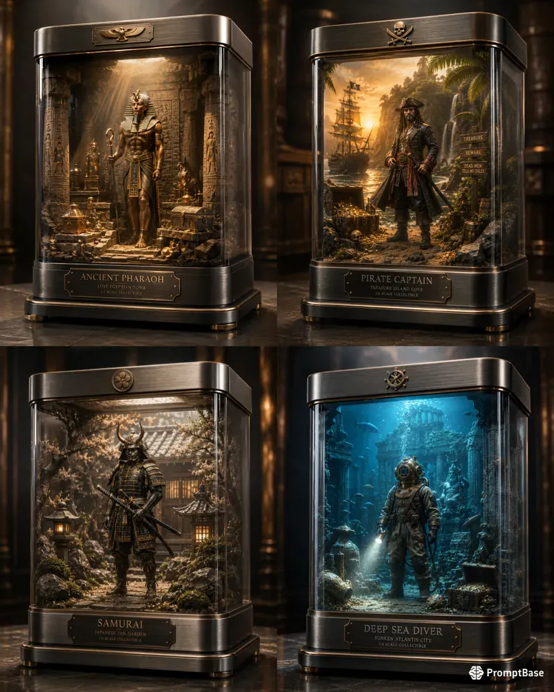 Miniature Diorama Display Box Creators