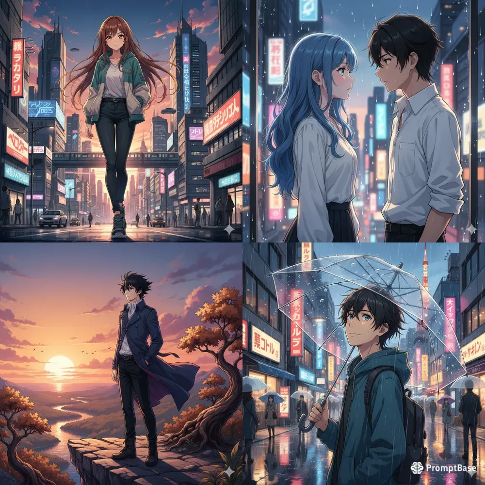 Anime Cinematic Illustrations