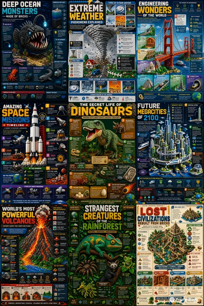 Brickverse Infographic Posters