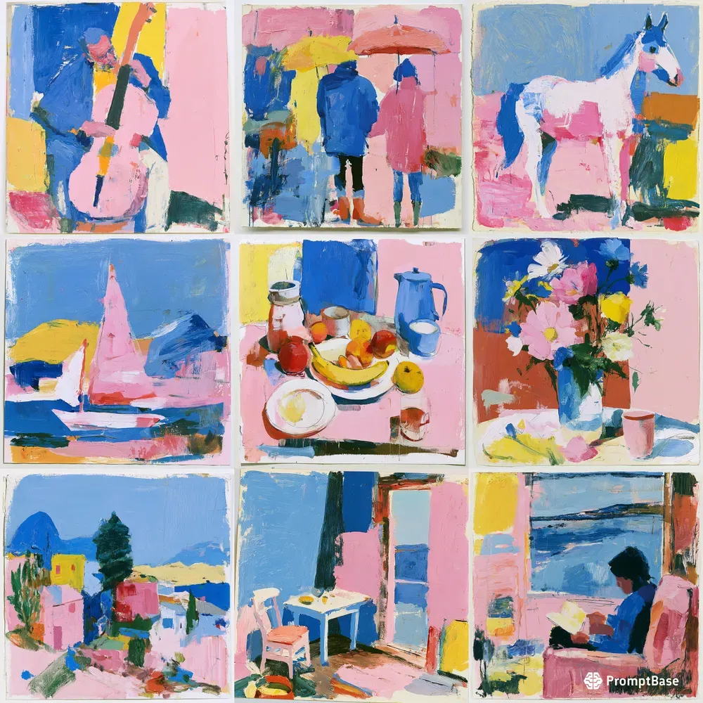 Loose Abstract Painterly Art