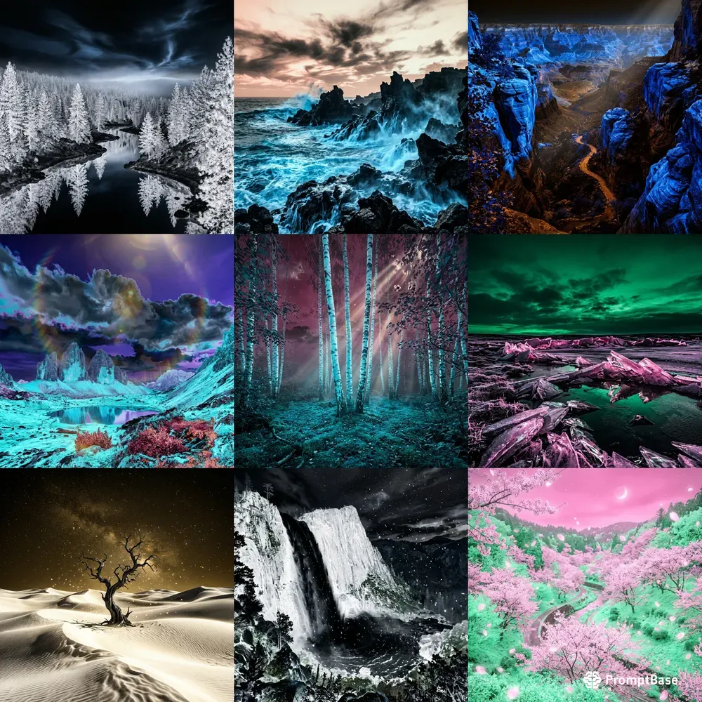Inverted Nature Surreal Art