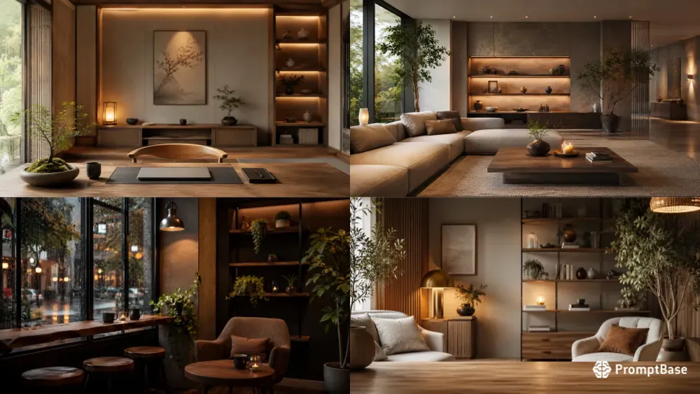 Peaceful Room Meeting Backgrounds