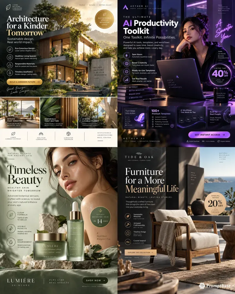 Luxury Canva Carousel Marketing Bundles