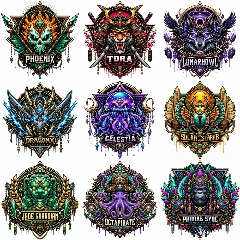 Mythic Mascot Emblem Logos
