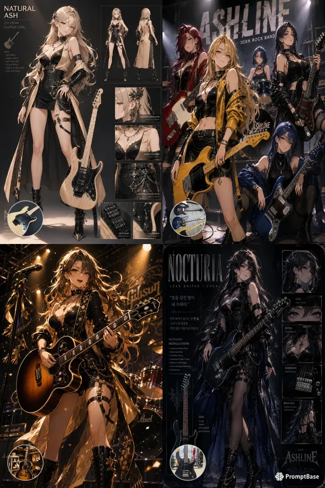 Guitar Moe Character Designers