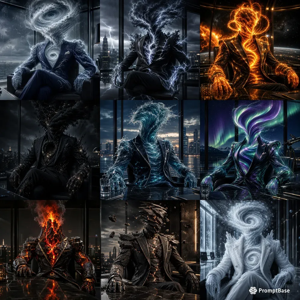 Disaster Executives Portraits