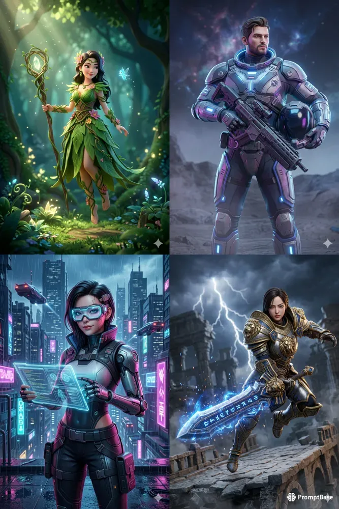 3d Stylized Character Transformation Games