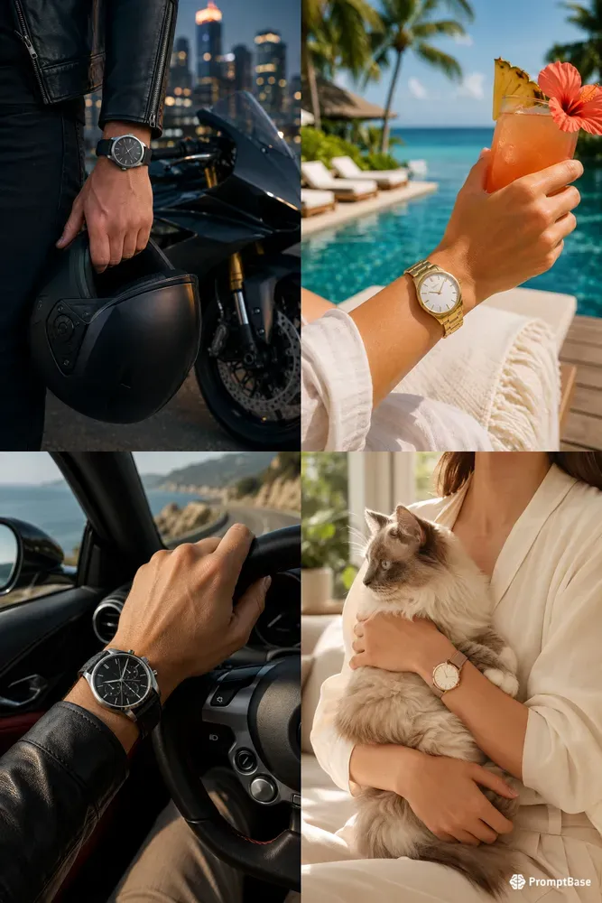 Luxury Watch Action Mockups