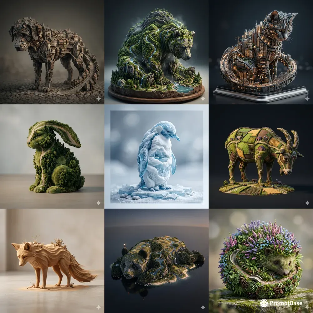 Miniature World Emotion Animals