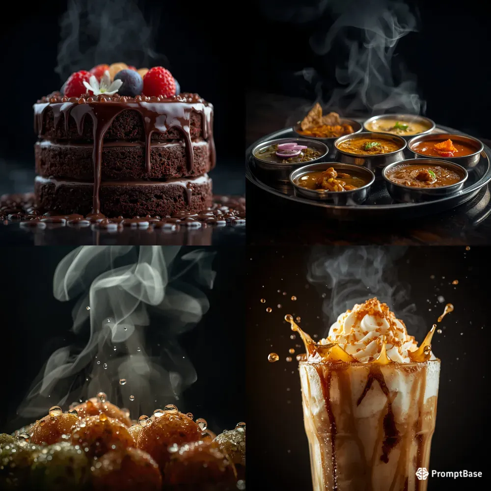 Ultrarealistic Gourmet Food Photos