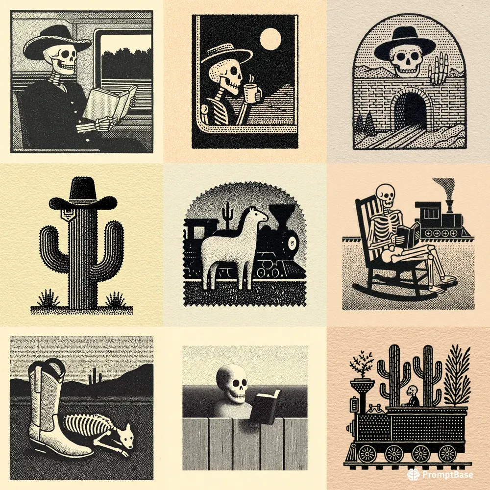Bonebound Western Logos