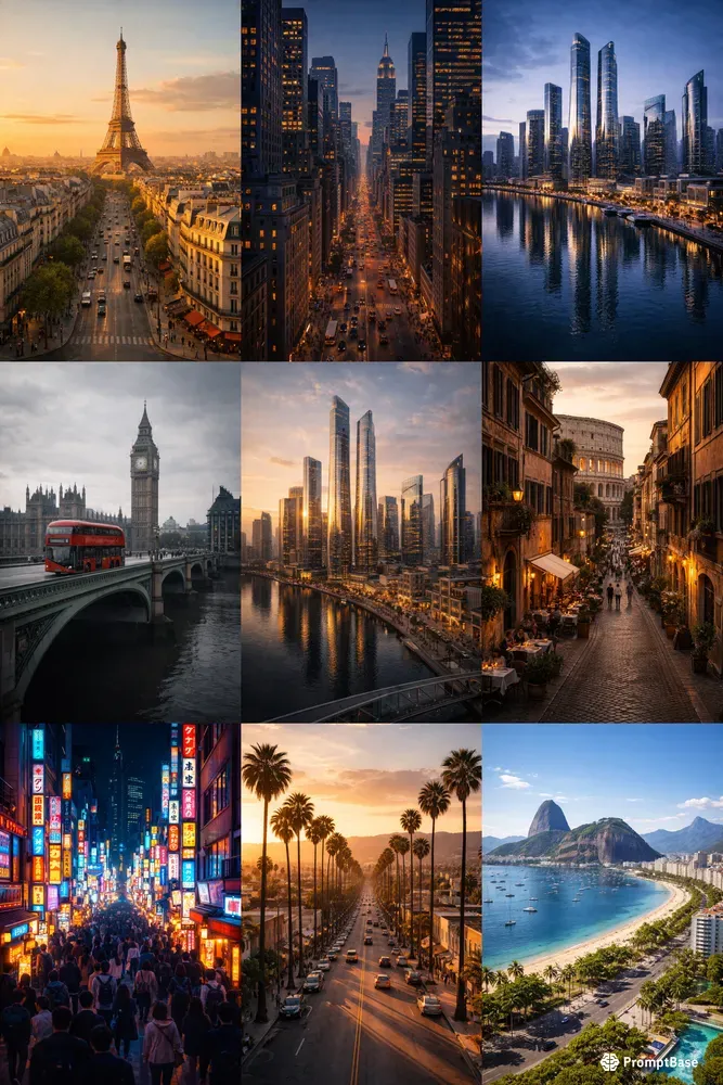 Global Cities In Editorial Light