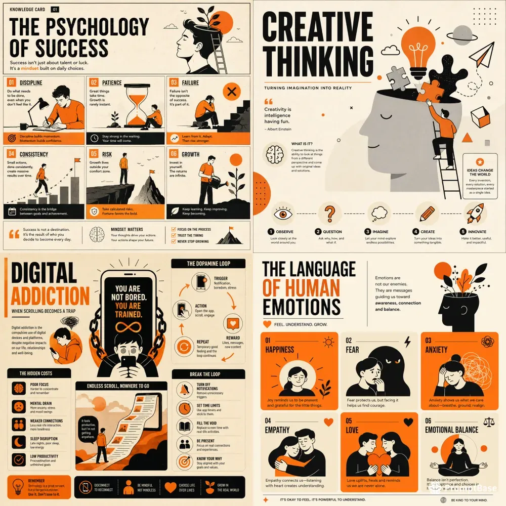 Minimalist Infographic Posters