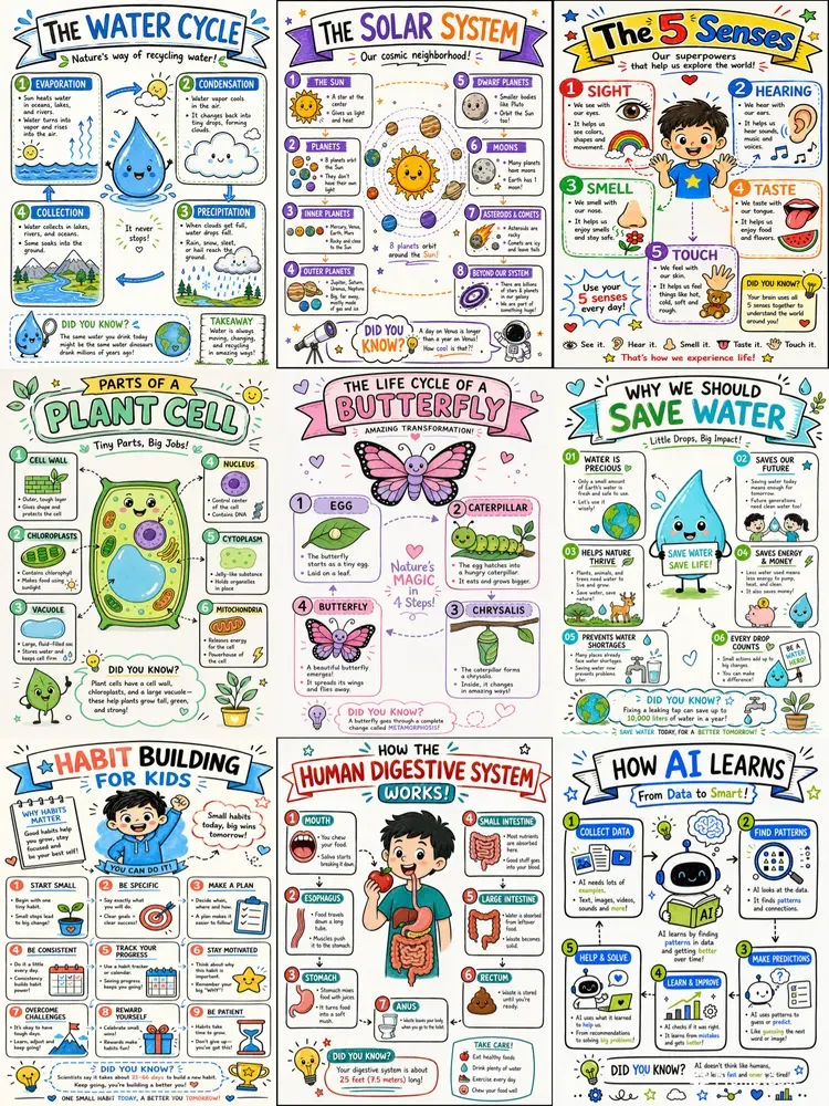 Smart Whiteboard Learning Posters