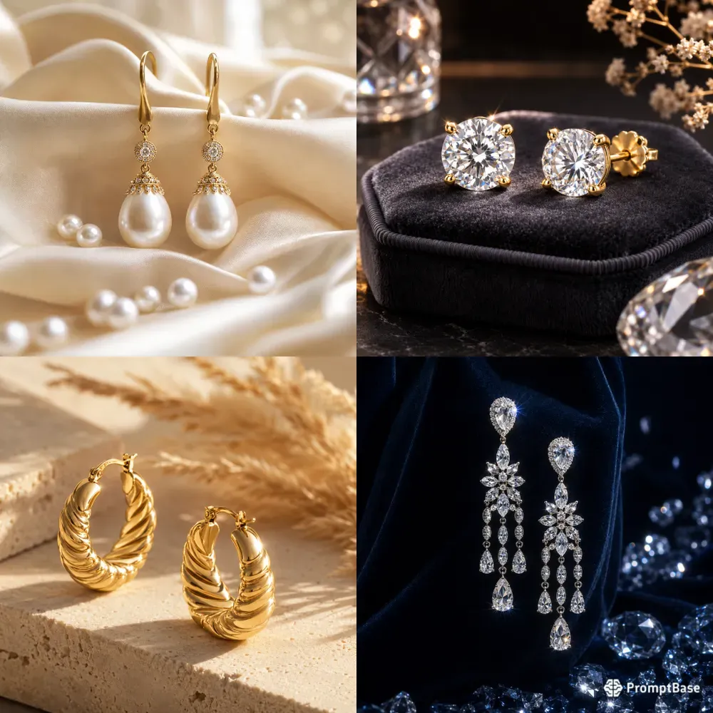 Aesthetic Earring Showcases