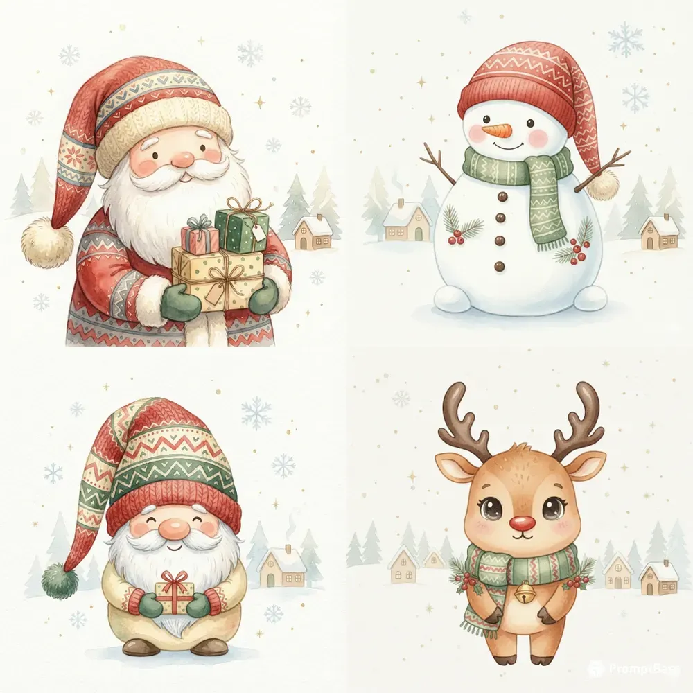 Cute Nordic Christmas Storybooks
