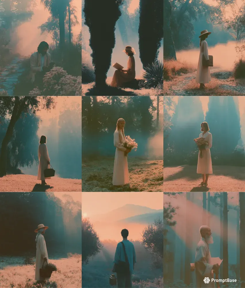 Dreamy Vintage Forest Photos