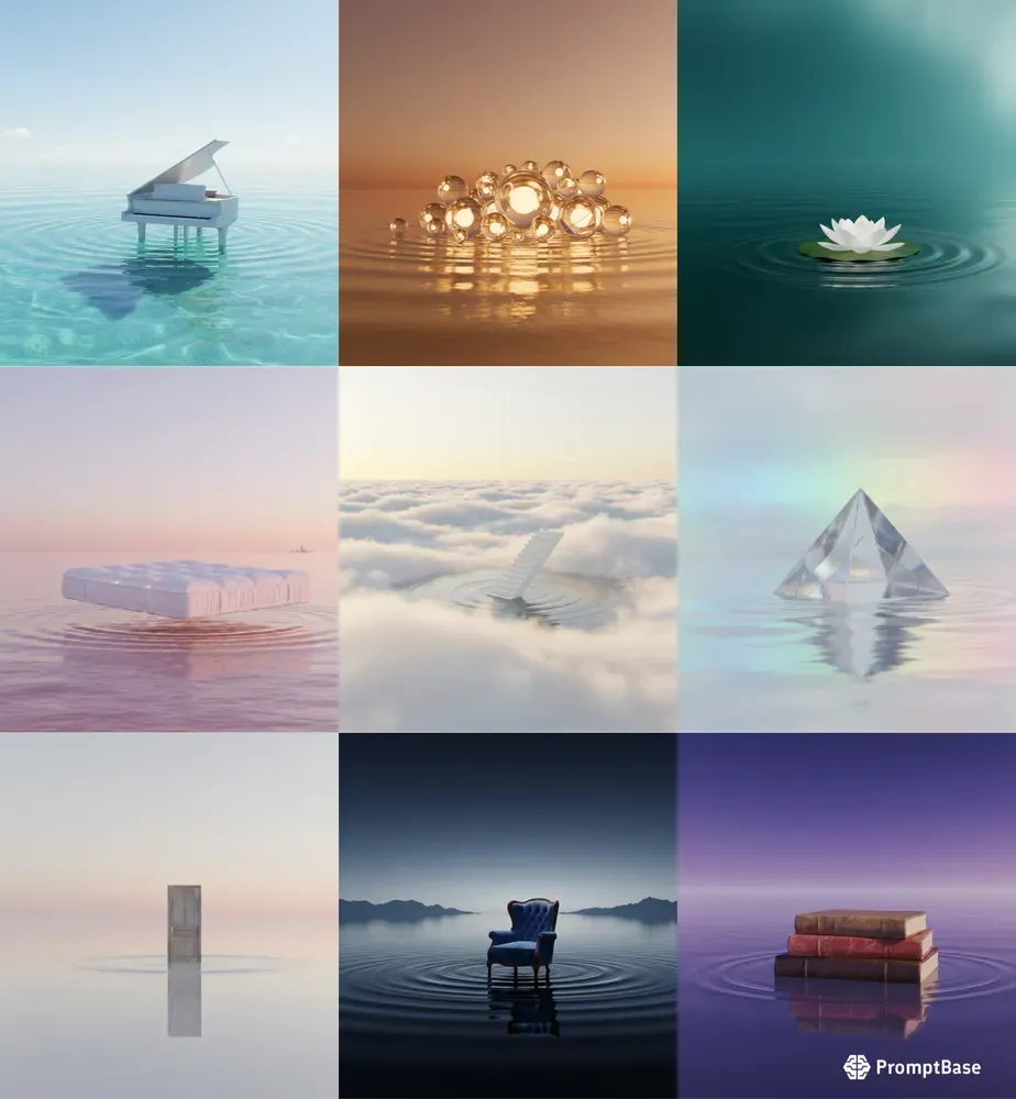 Dreamcore Horizons Surreal Minimalists