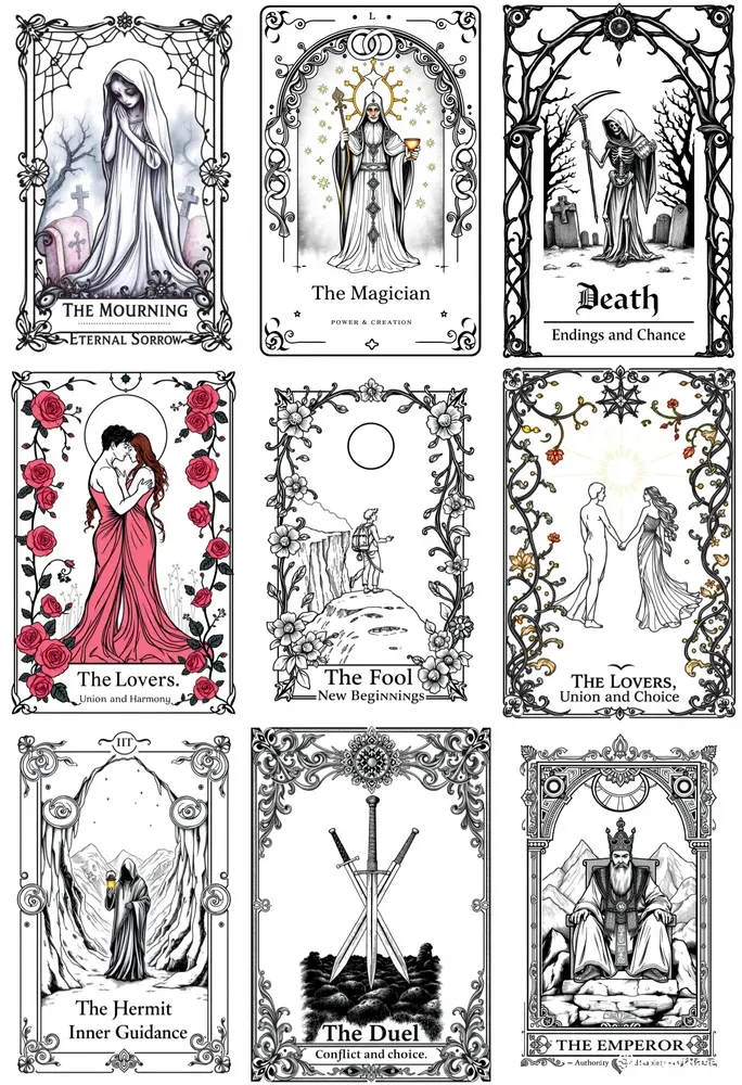 Tarot Card Tshirt Art Generators