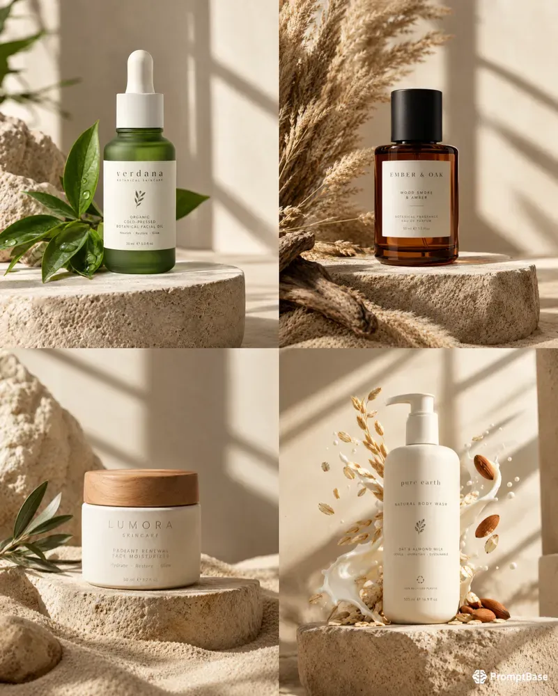 Luxury Minimalist Product Packagings