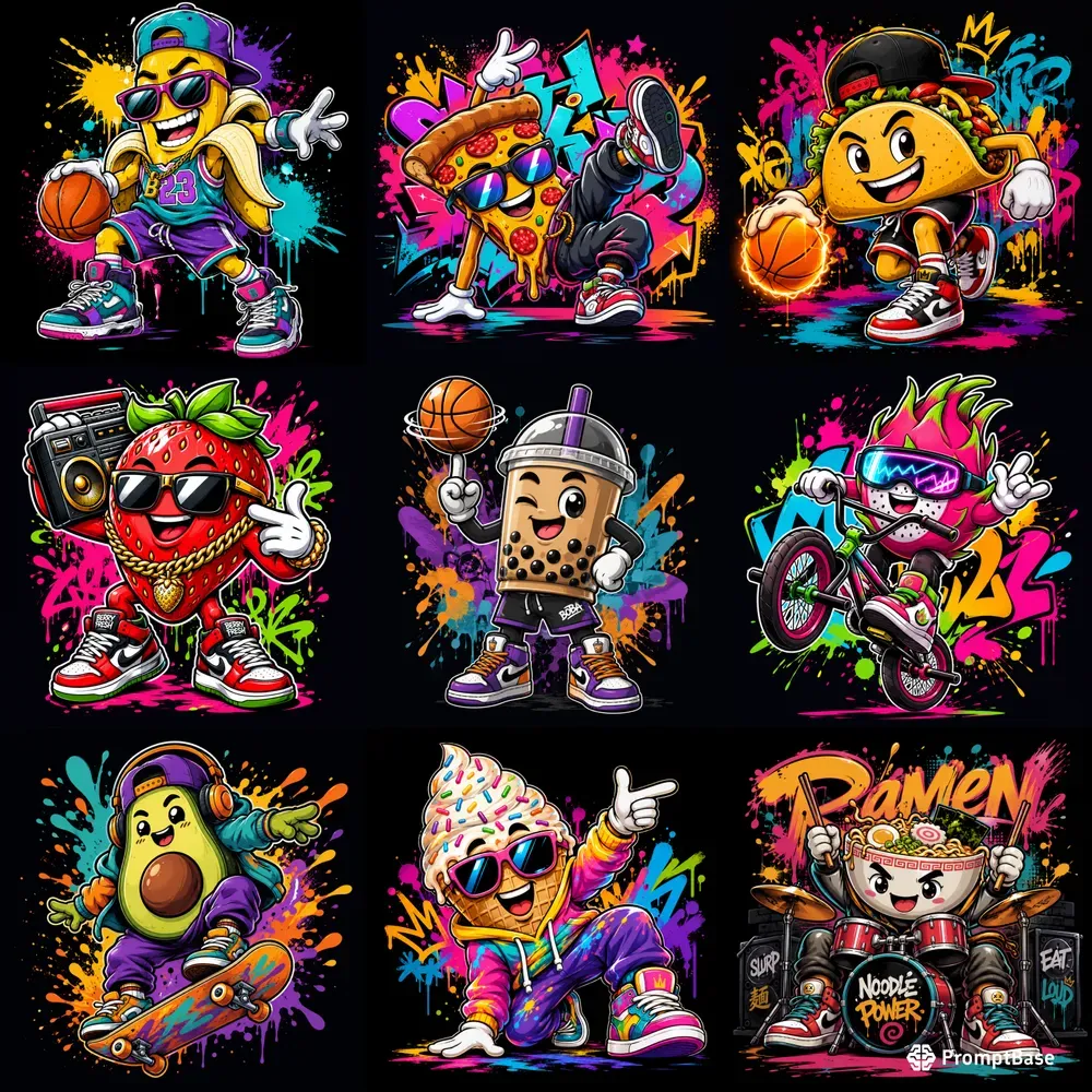 Urban Graffiti Mascot Collections