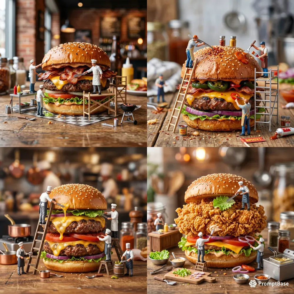 Tiny Burger Builders Macros