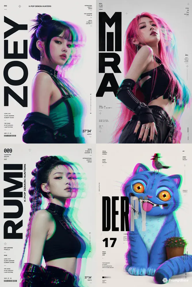 Rgb Split Identity Poster Masters