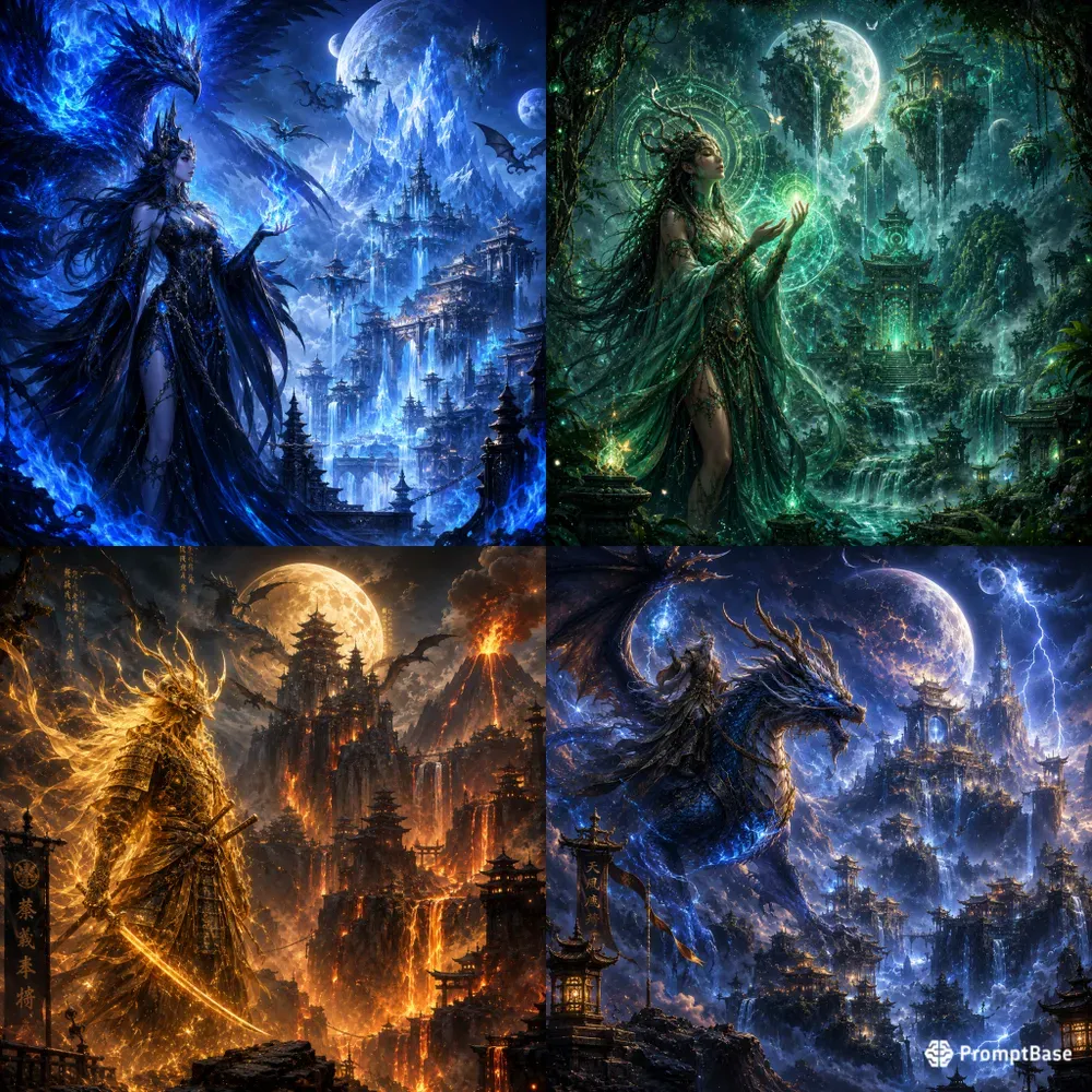 Celestial Realms Of Mythic Balance