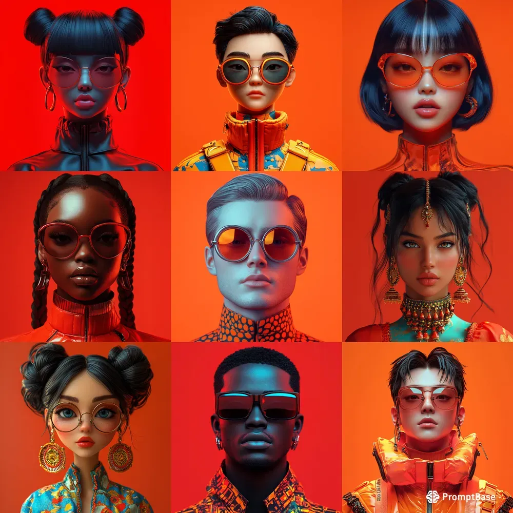 Cool 3D Cartoon Avatar Profile Pictures