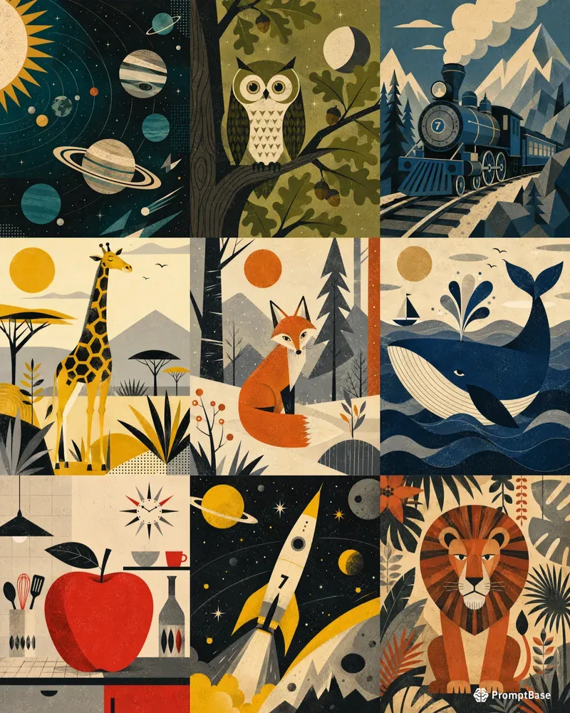 Premium Nursery Educational Poster Art