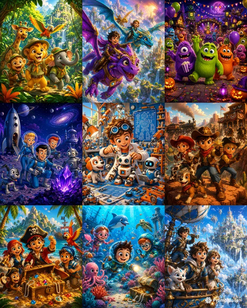 Premium Cartoon Art Collections