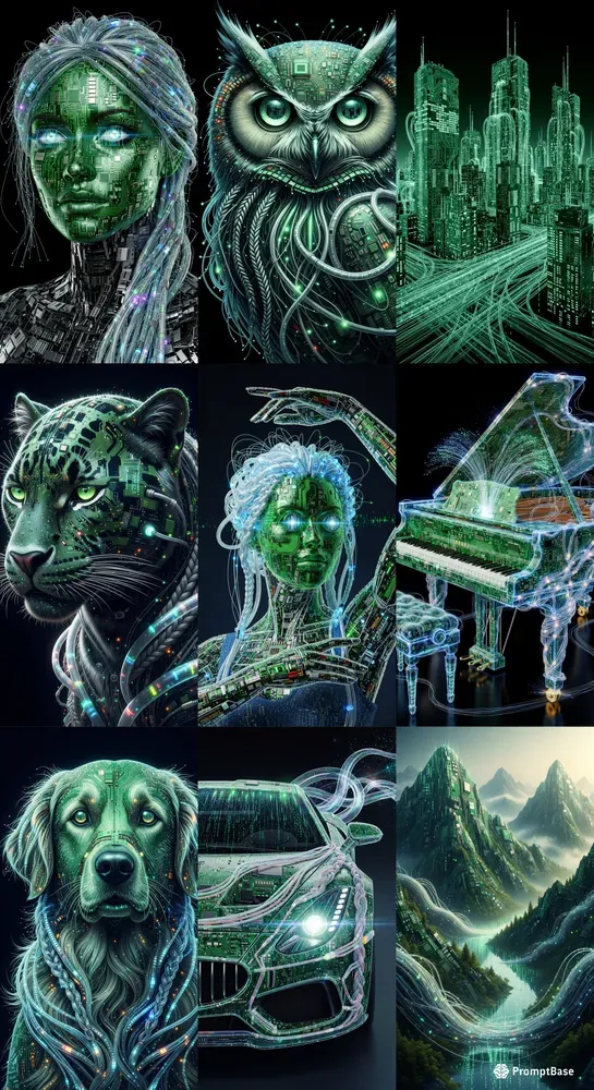 Technosurreal Portraits