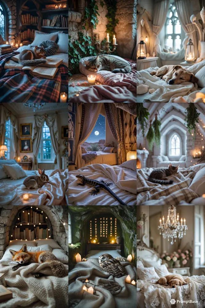Castle Bedroom Cozy Templates