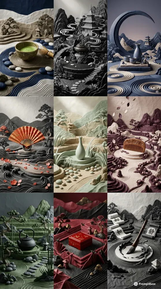 Zen Aesthetics Handmolded Clay Studios