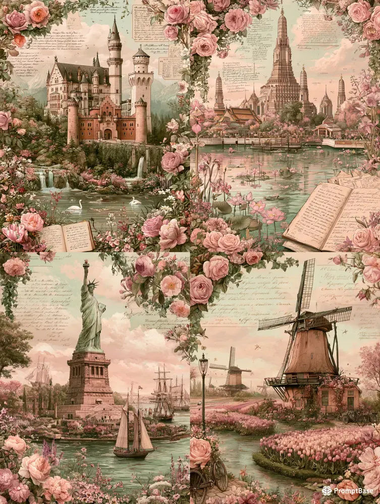 Historic Landmarks European Wall Art