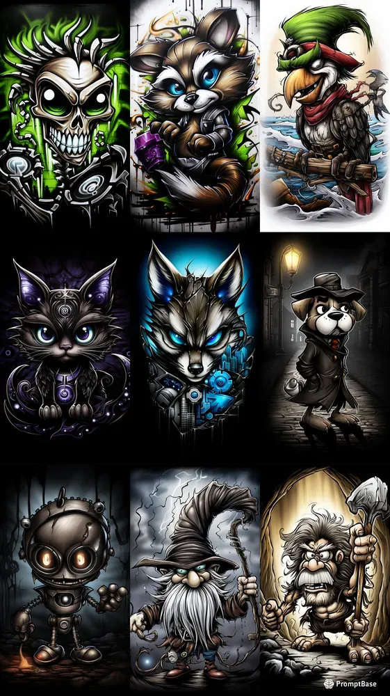 Bold Cartoon Creations