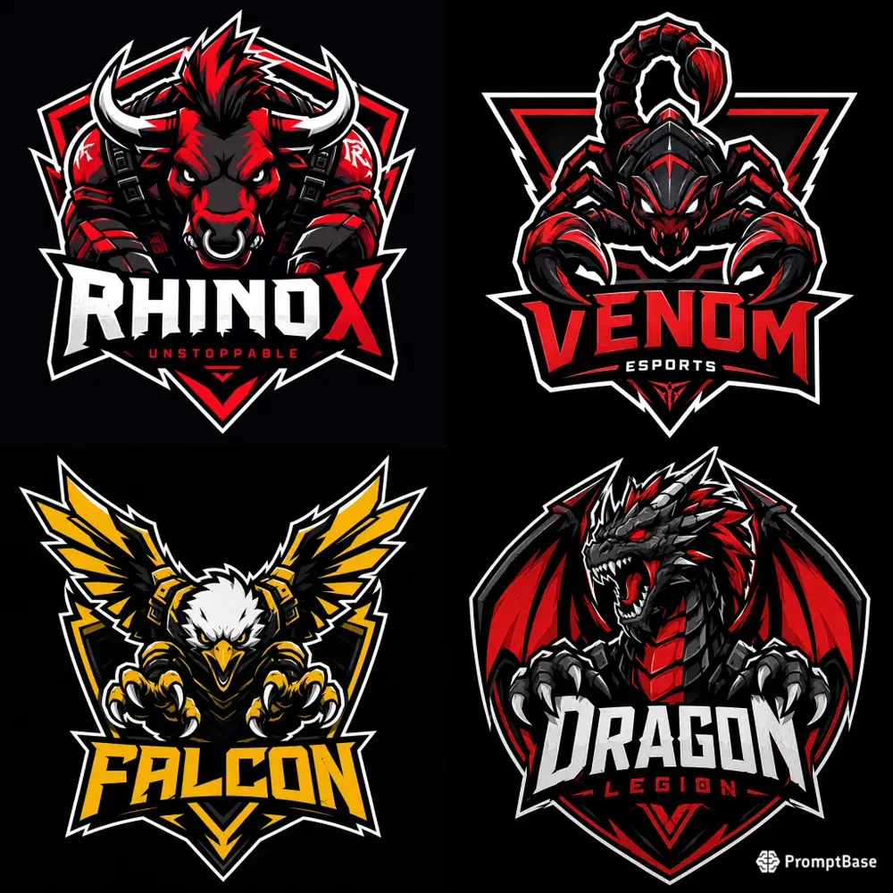 Ultimate Esports Mascot Logos