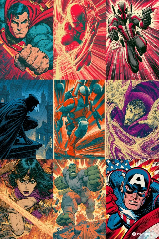 American Comic Book Cover Studios