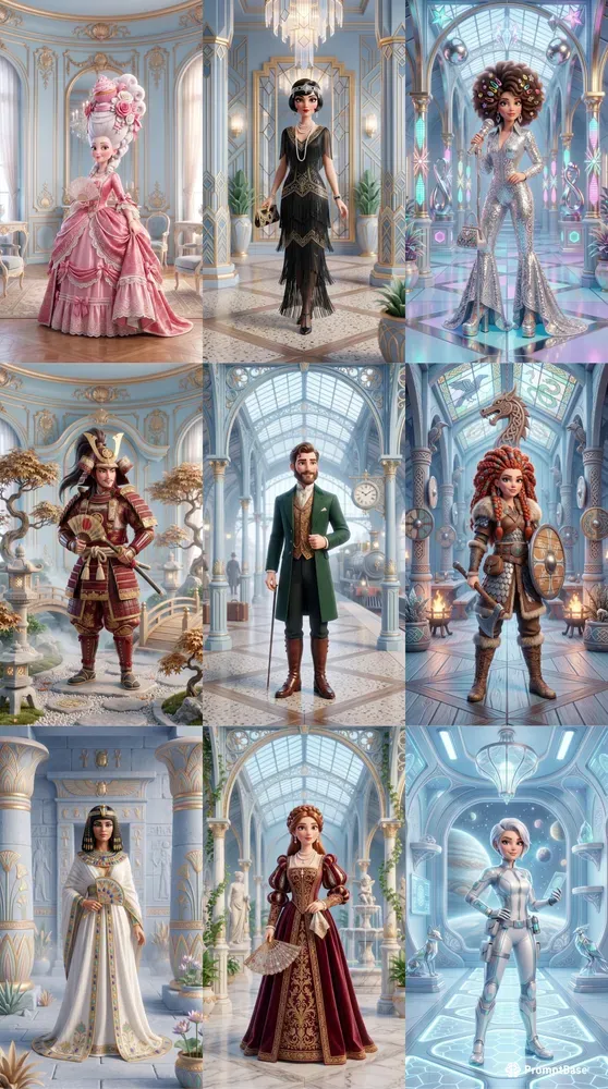 Whimsical Historical Characters