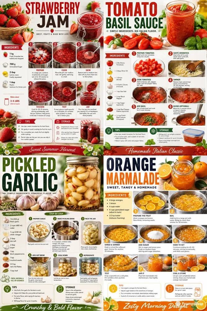 Pro Culinary Recipe Infographic Makers