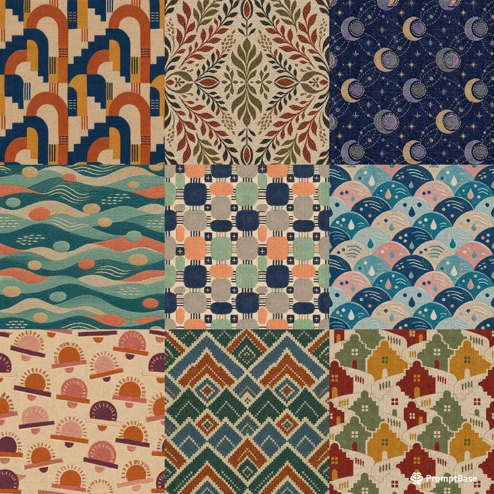 Seamless Woven Surface Patterns
