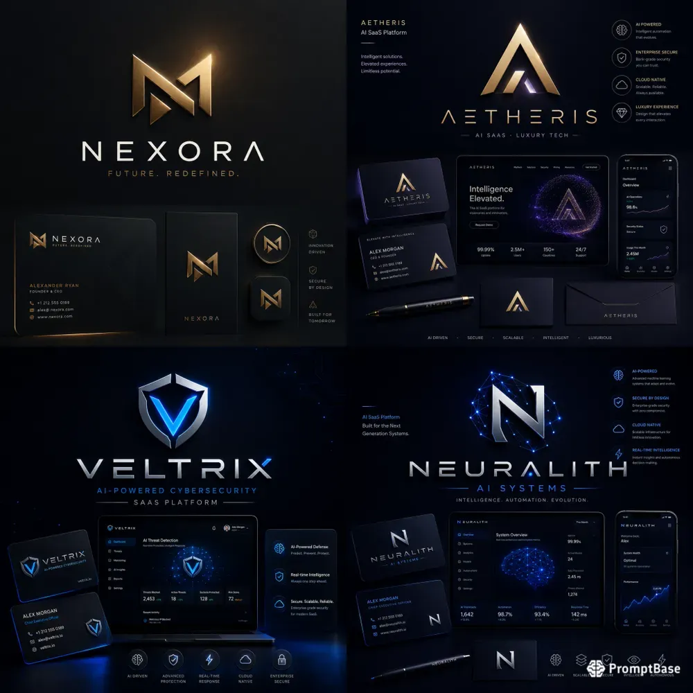 Cinematic Startup Logo Generator