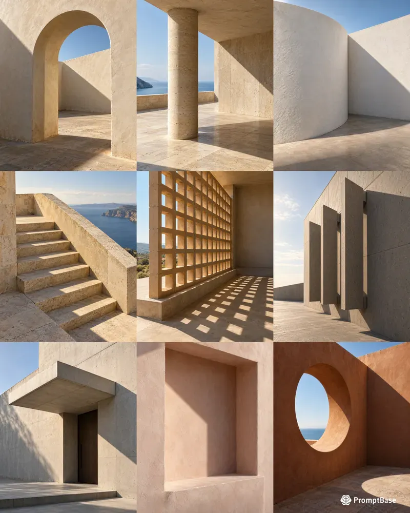 Architectural Shadow Wall Art