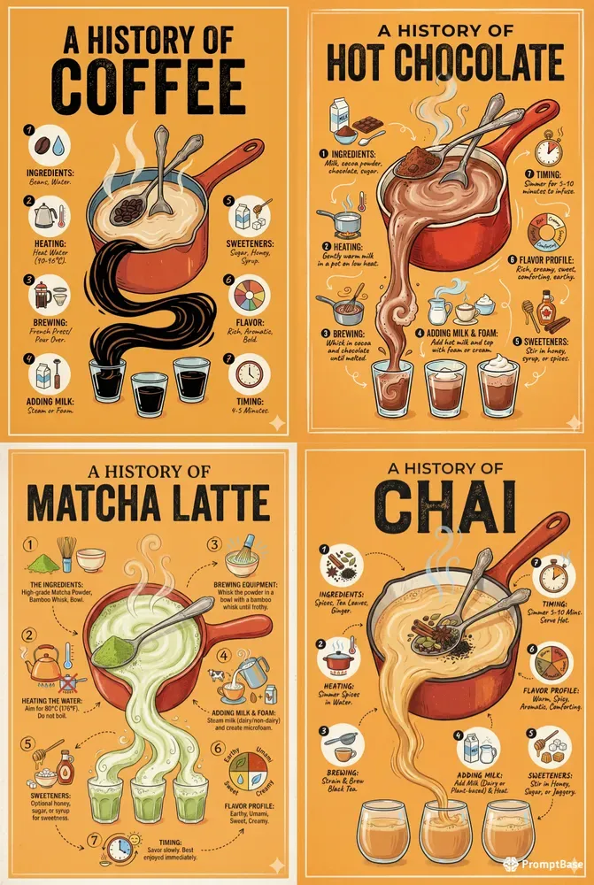 Crafted Drink Infographics