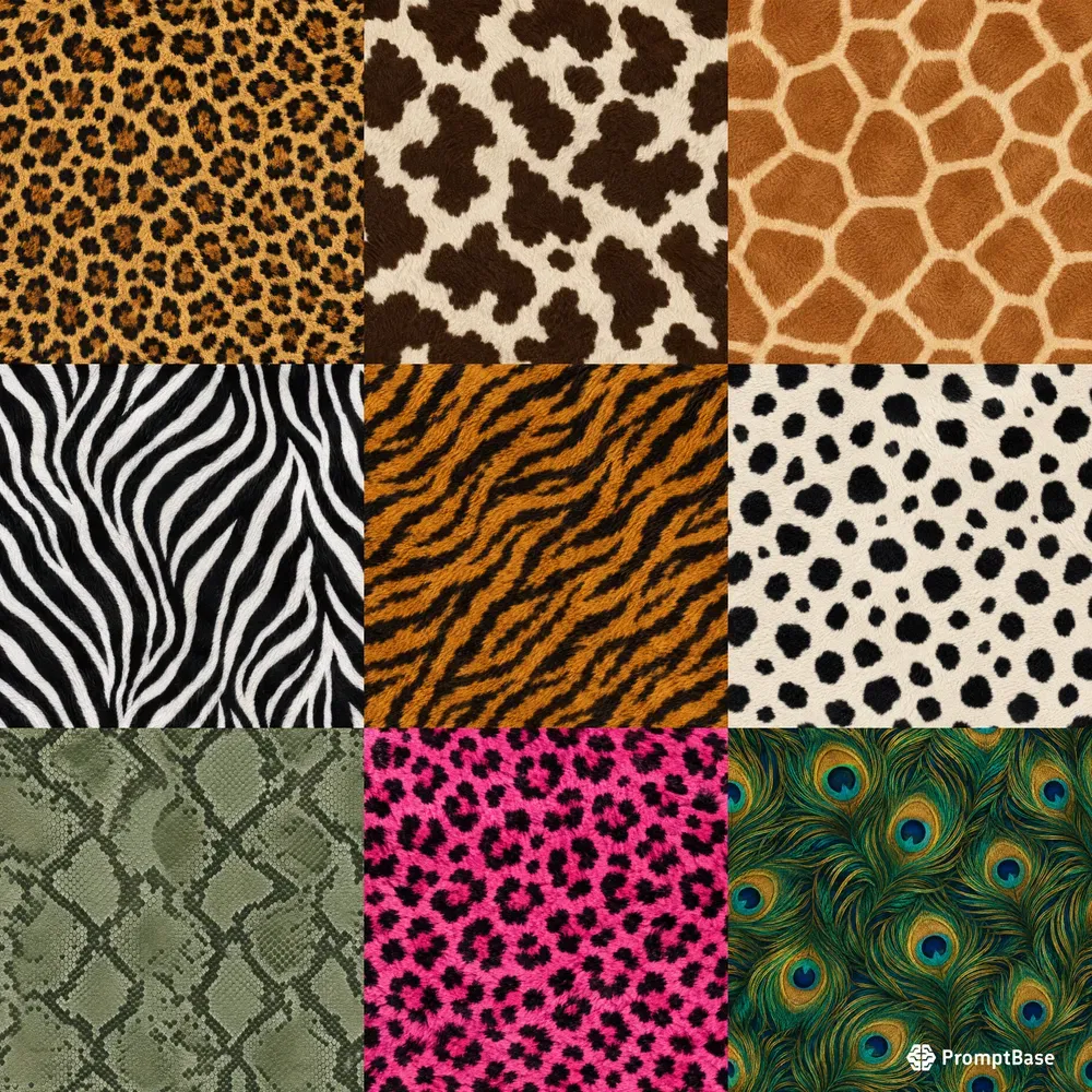 Animal Print Seamless Patterns