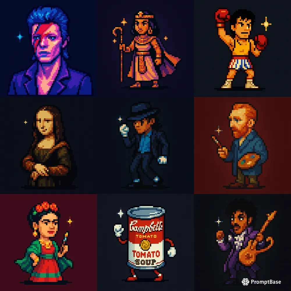 Retro Pixelart Legend Makers