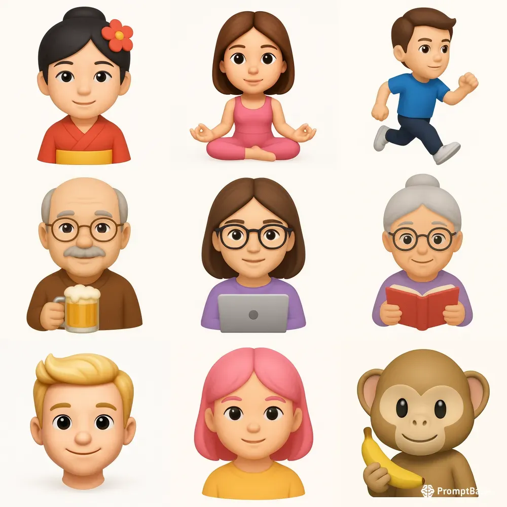 Emoji Style Characters