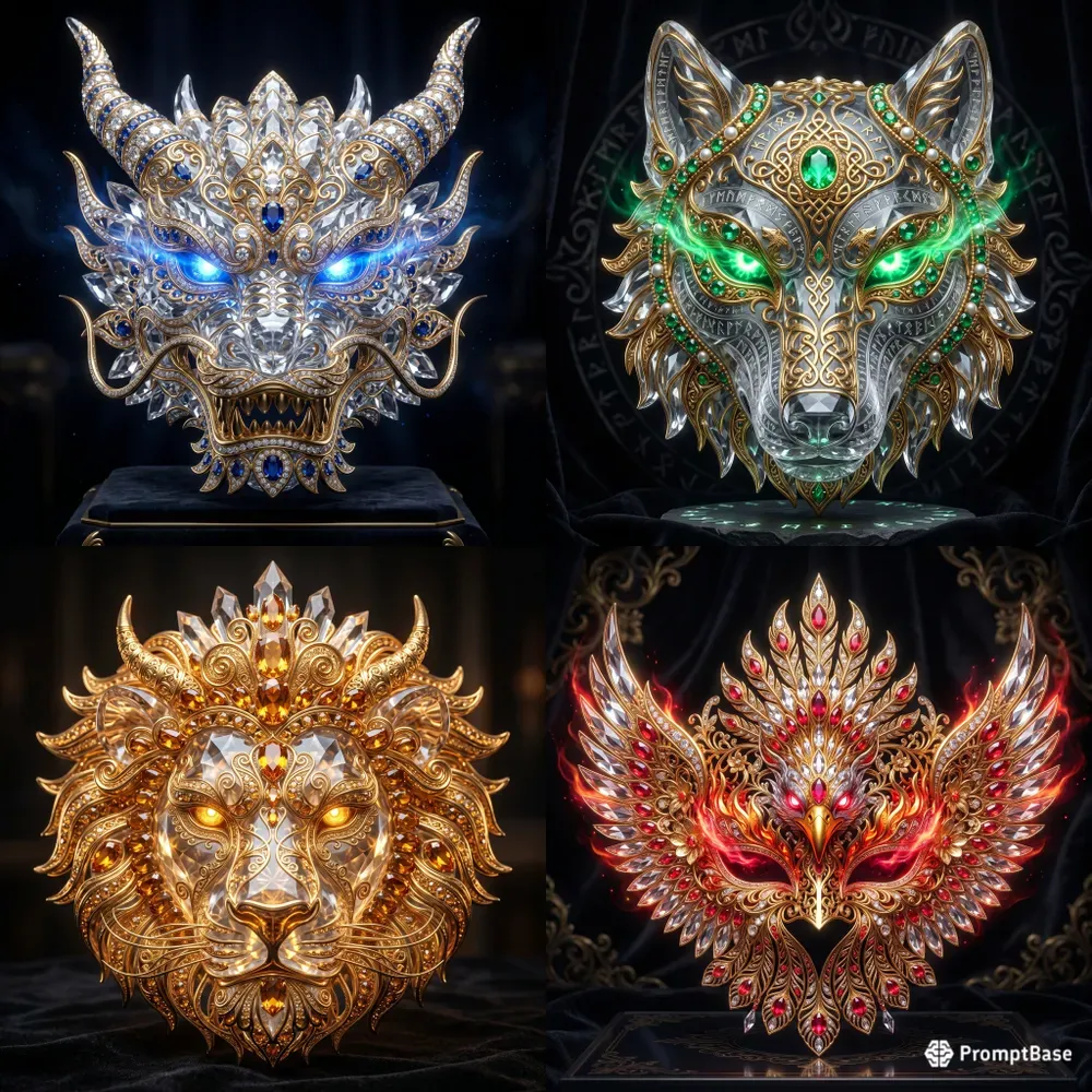 Crystal Mythology Masks Creators